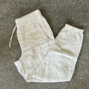 Athleta Linen Pant - size 12T - white